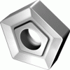 Carbide inserts brazed cutters for removal of soft roof